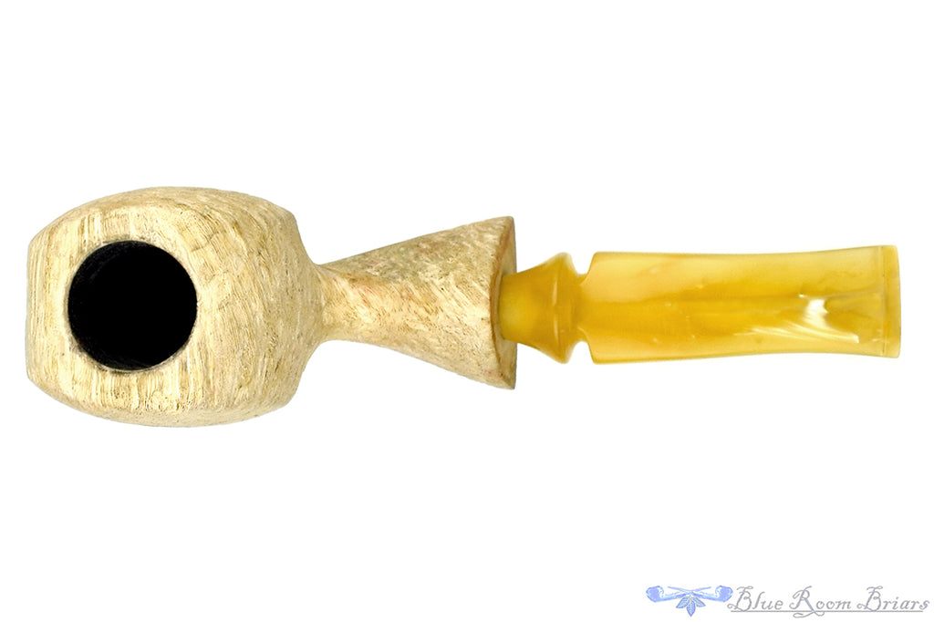 Blue Room Briars is proud to present this Ron Smith Pipe "Sylvester" Blowfish with Pale Driftwood Finish
