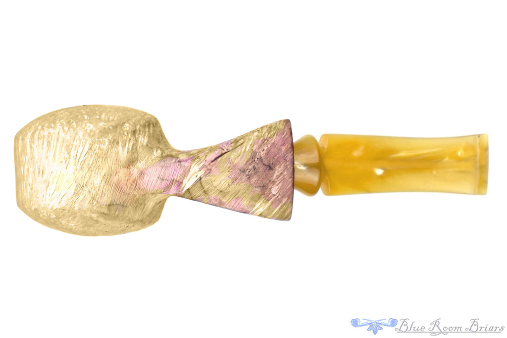 Ron Smith Pipe Blowfish with Pale Driftwood Finish