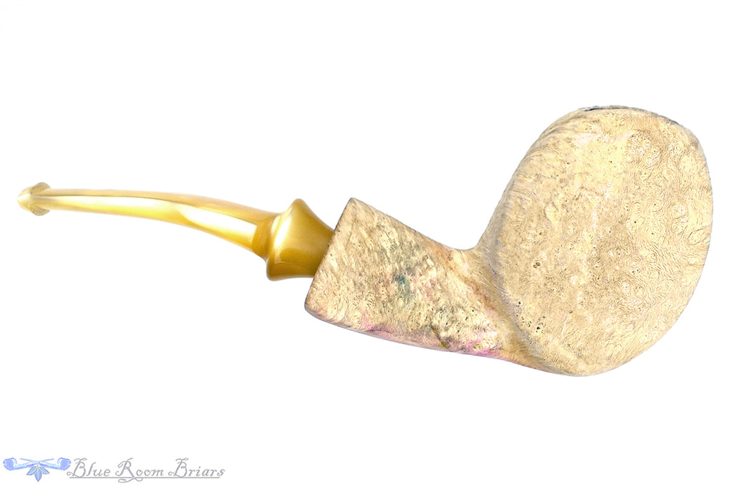 Ron Smith Pipe Blowfish with Pale Driftwood Finish