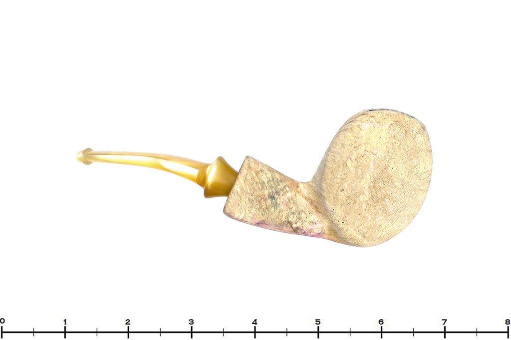 Blue Room Briars is proud to present this Ron Smith Pipe "Sylvester" Blowfish with Pale Driftwood Finish