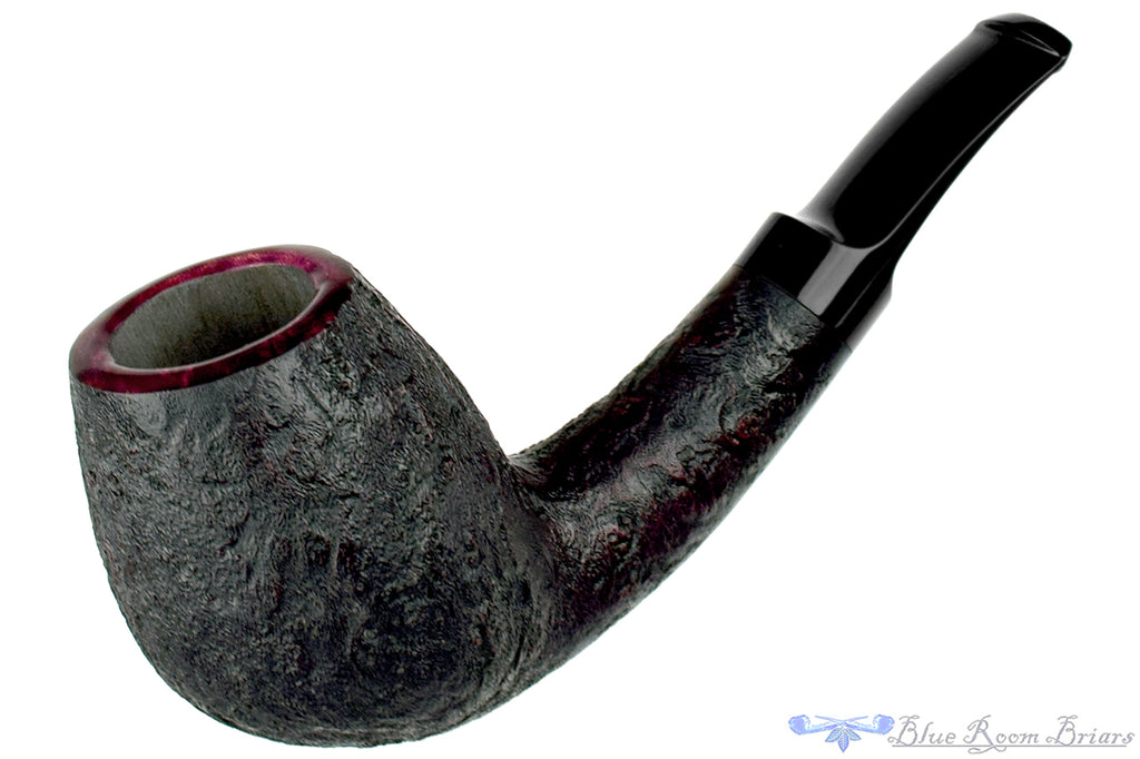 Blue Room Briars is proud to present this Jared Coles Pipe Bent Sandblast Egg Billiard