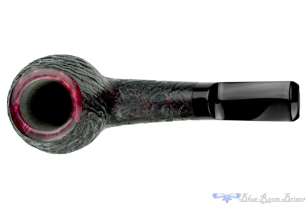Blue Room Briars is proud to present this Jared Coles Pipe Bent Sandblast Egg Billiard