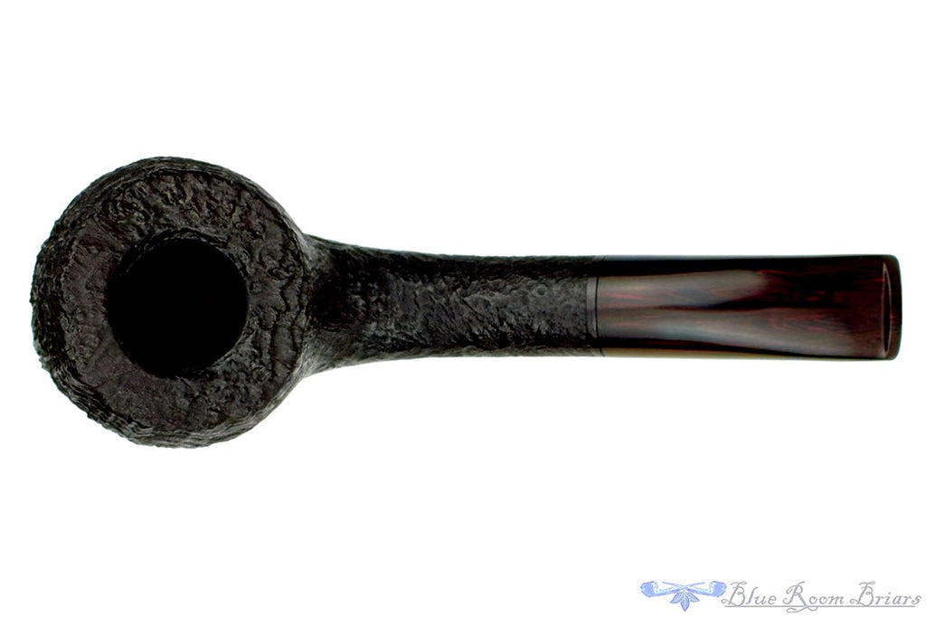 Blue Room Briars is proud to present this RC Sands Pipe Ring Blast 1/2 Bent Scoop Billiard with Brindle