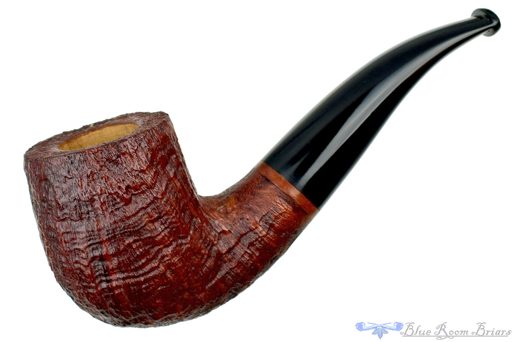 Colin Rigsby Pipe 1/4 Bent Sandblast Stout Billiard