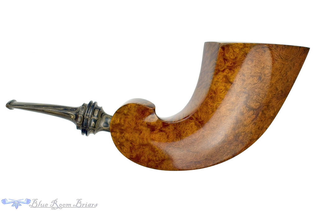 Blue Room Briars is proud to present this Bill Walther Pipe Mammoth Twisted Horn