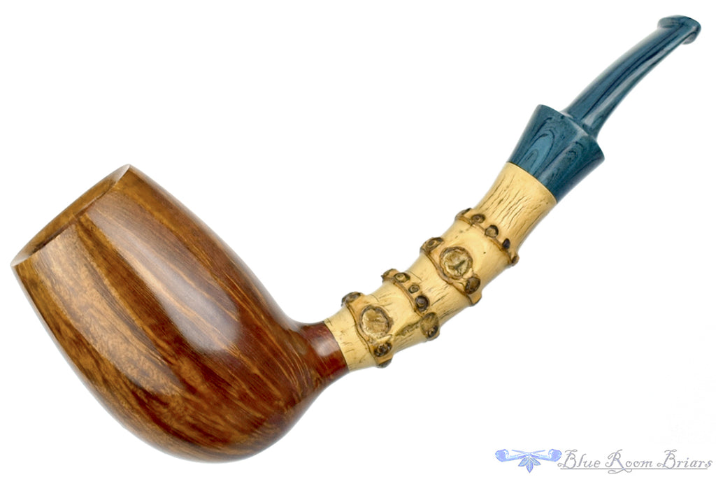 Bill Walther Pipe Bent Tall Egg Sitter with Bamboo