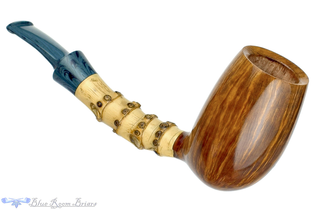 Blue Room Briars is proud to present this Bill Walther Pipe Bent Tall Egg Sitter with Bamboo