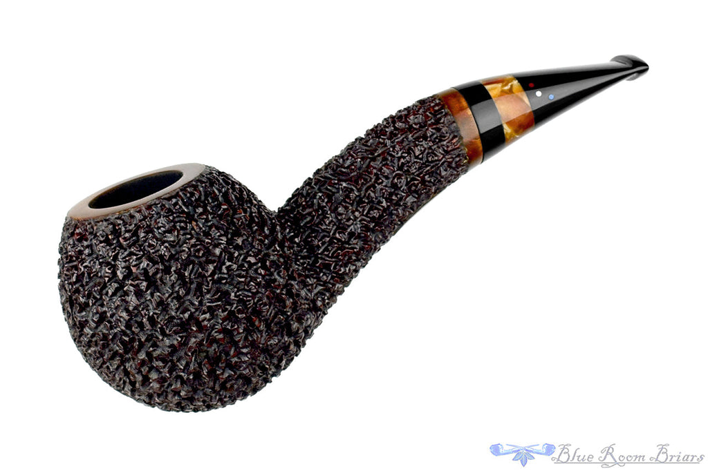 Dr. Bob Pipe (PPP) Rusticated Hawkbill with Acrylic