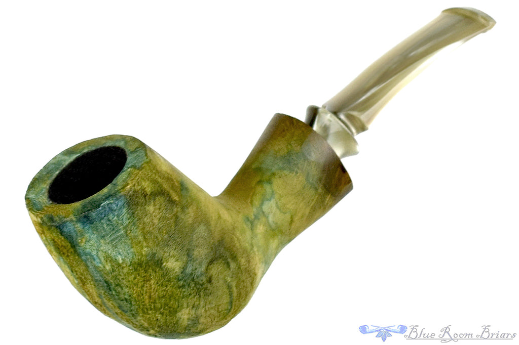 Blue Room Briars is proud to present this Ron Smith Pipe Bent Egg with Driftwood Finish