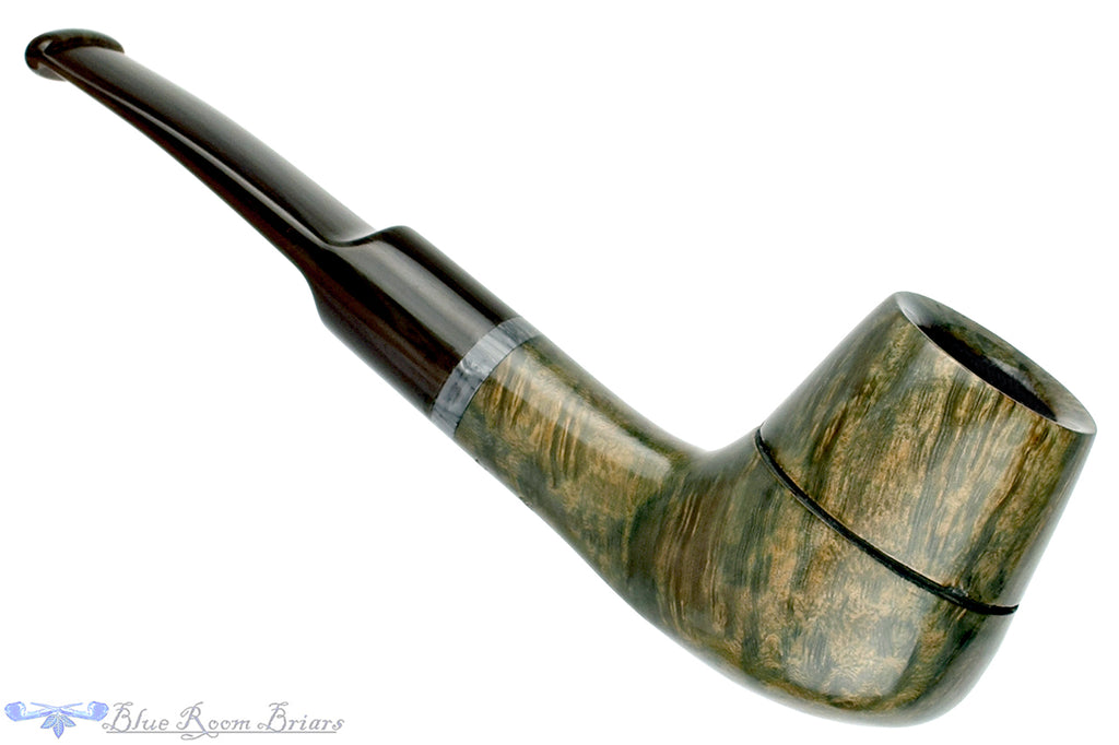 Blue Room Briars is proud to present this Ron Smith Pipe "Manny" Billiard Sitter with Acrylic