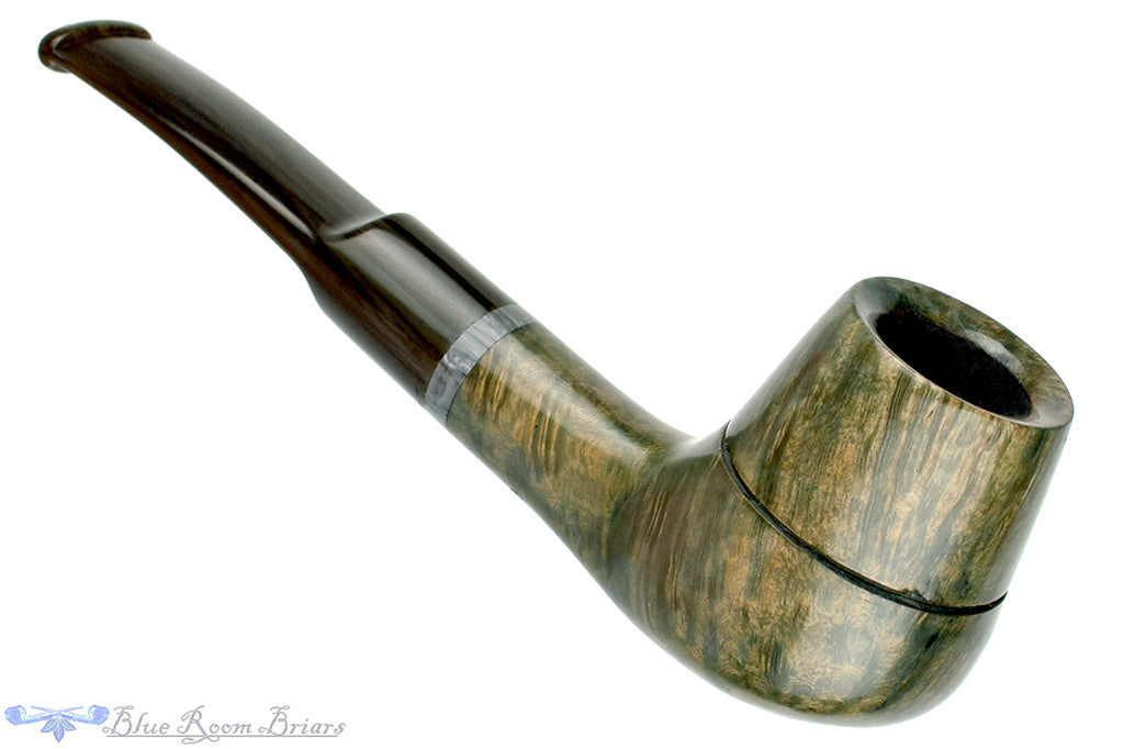 Blue Room Briars is proud to present this Ron Smith Pipe "Manny" Billiard Sitter with Acrylic