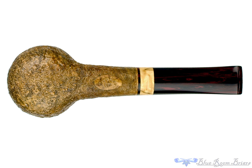 Blue Room Briars is proud to present this Jerry Crawford Pipe Ring Blast 55 with Spalted Tamarind and Brindle