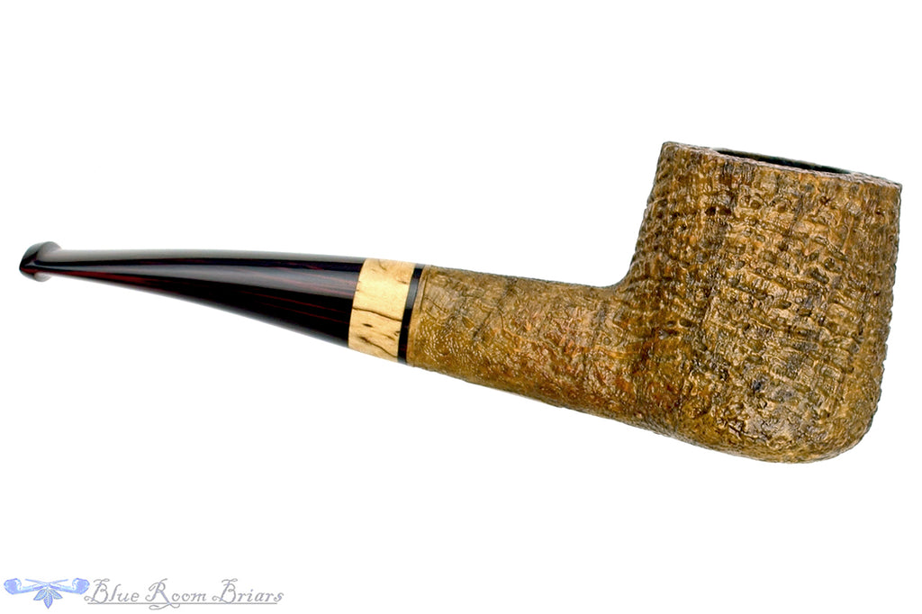 Blue Room Briars is proud to present this Jerry Crawford Pipe Ring Blast 55 with Spalted Tamarind and Brindle