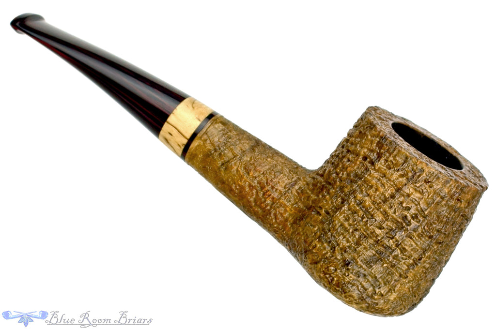Blue Room Briars is proud to present this Jerry Crawford Pipe Ring Blast 55 with Spalted Tamarind and Brindle
