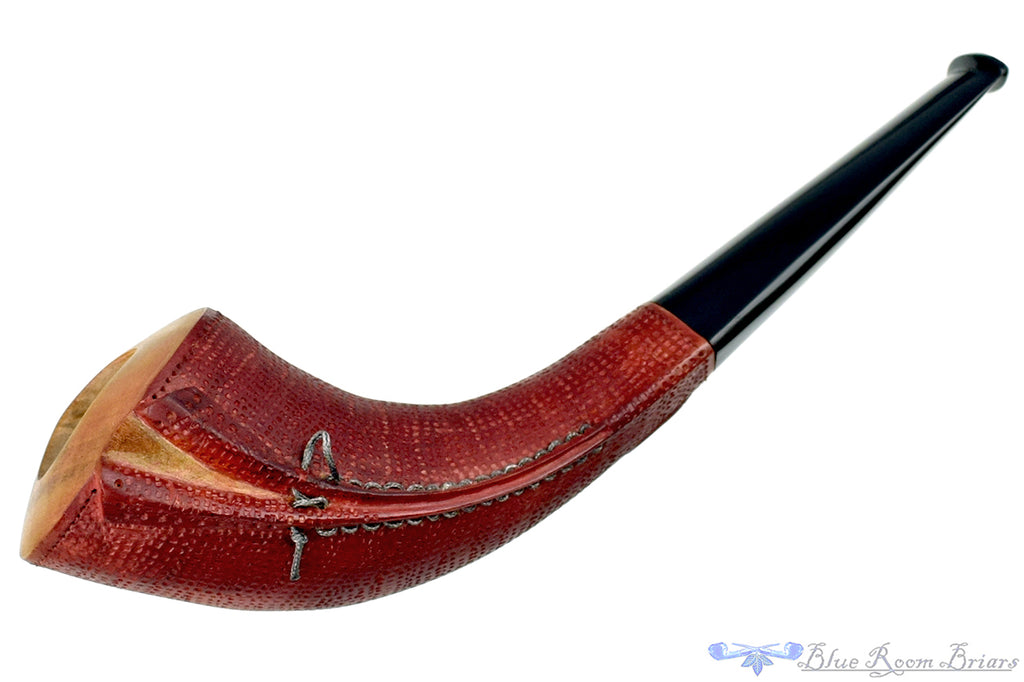 Alexa Pipe by Dragomir Aleksic Olive Wood Carved Horn