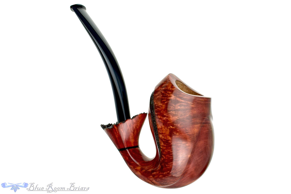 Blue Room Briars is proud to present this Alexa Pipe by Dragomir Aleksic 3/4 Bent Whale