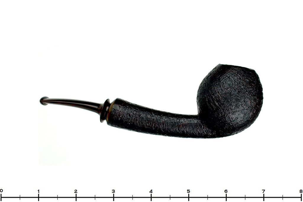 Blue Room Briars is proud to present this Thomas James Pipe Sandblast Danish Teardrop with Brindle