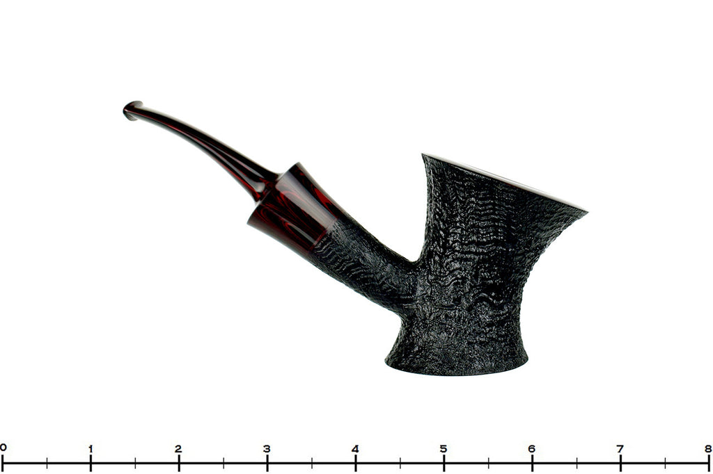 Blue Room Briars is proud to present this Jesse Jones Pipe Black Blast Bent Cherrywood with Smooth Rim