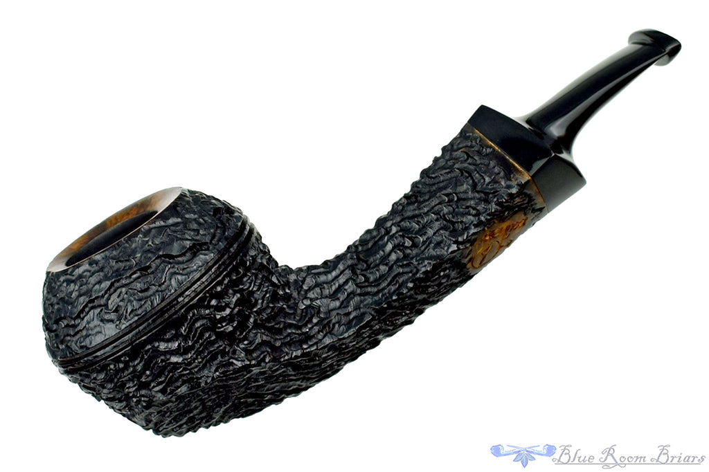 Andrea Gigliucci Pipe 1/8 Bent Carved Bulldog