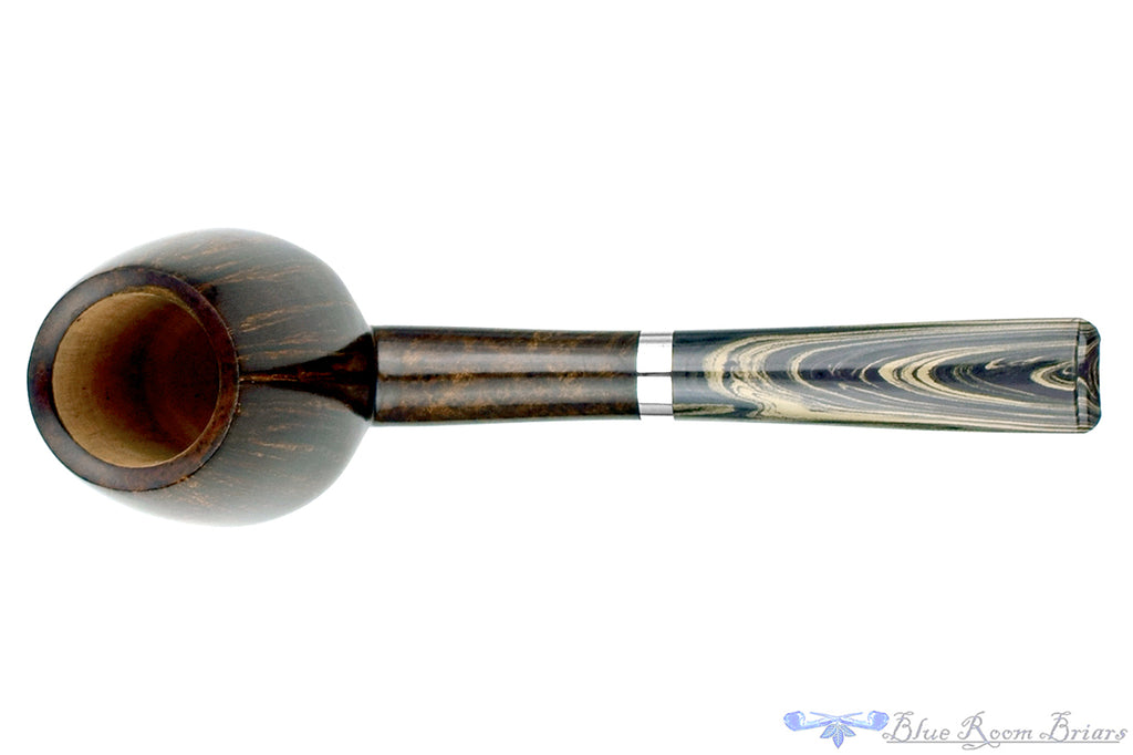 Andrey Kharitonov Pipe Billiard with Silver and Brindle
