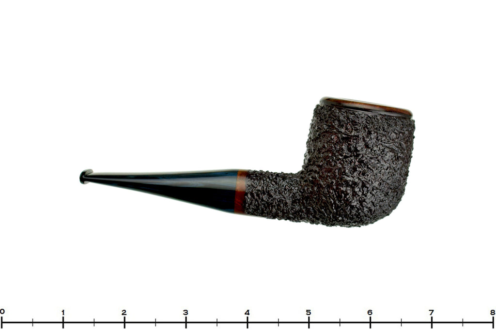 Blue Room Briars is proud to present this Todd Harris Pipe Large Rusticated Pot with Blue Brindle