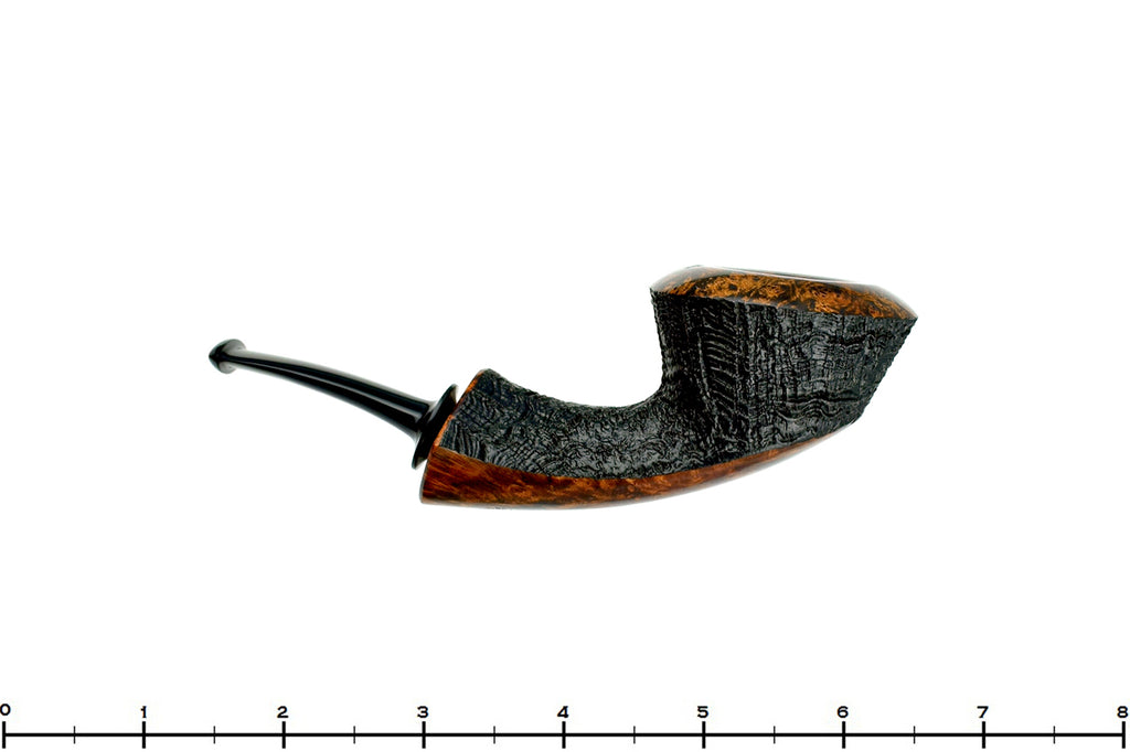 Blue Room Briars is proud to present this David Huber Pipe Partial Sandblast Rhodesian