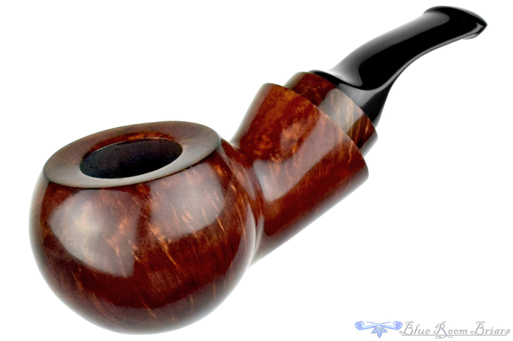 Blue Room Briars is proud to present this Johny Pipes Bent Tomato Reverse Calabash