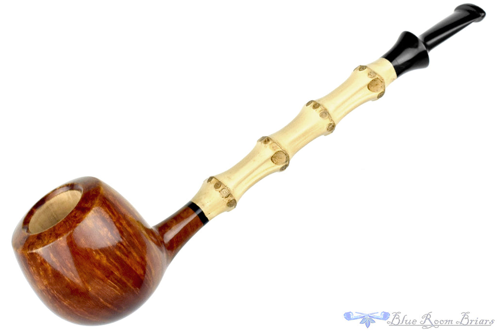 Blue Room Briars is proud to present this Doug Finlay Pipe Prince with Bamboo