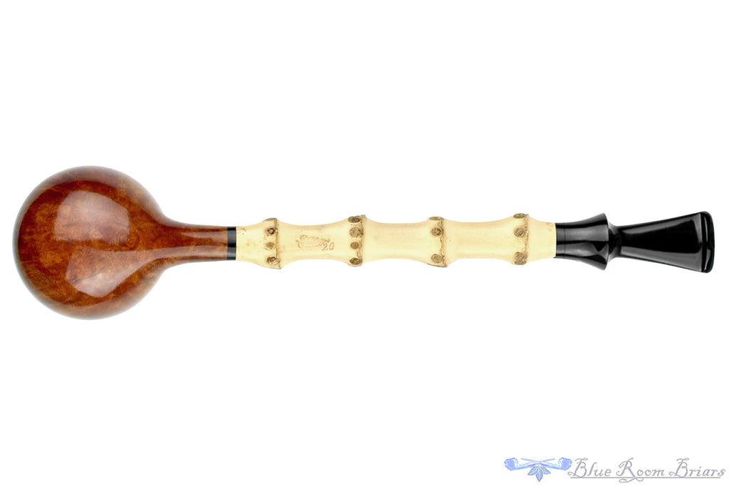 Blue Room Briars is proud to present this Doug Finlay Pipe Prince with Bamboo
