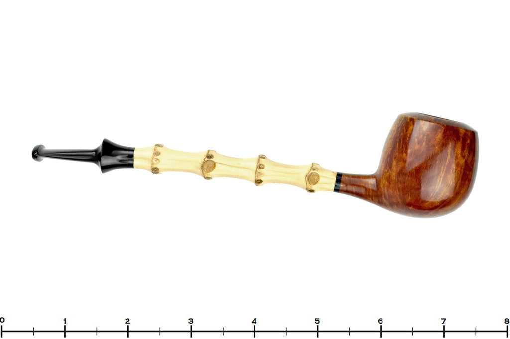 Blue Room Briars is proud to present this Doug Finlay Pipe Prince with Bamboo