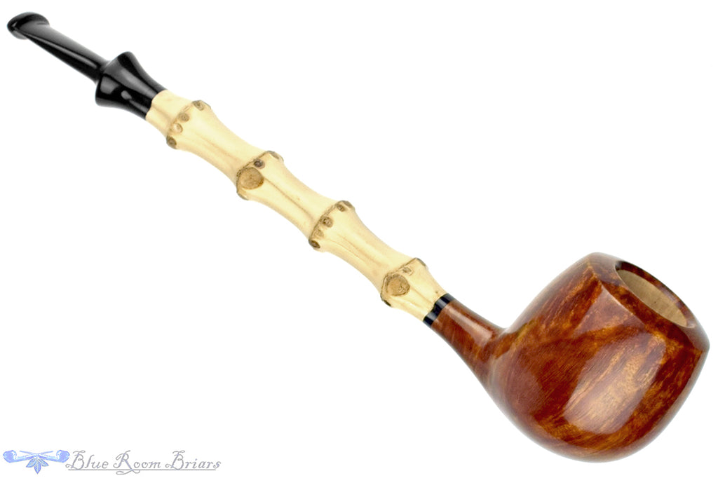 Blue Room Briars is proud to present this Doug Finlay Pipe Prince with Bamboo