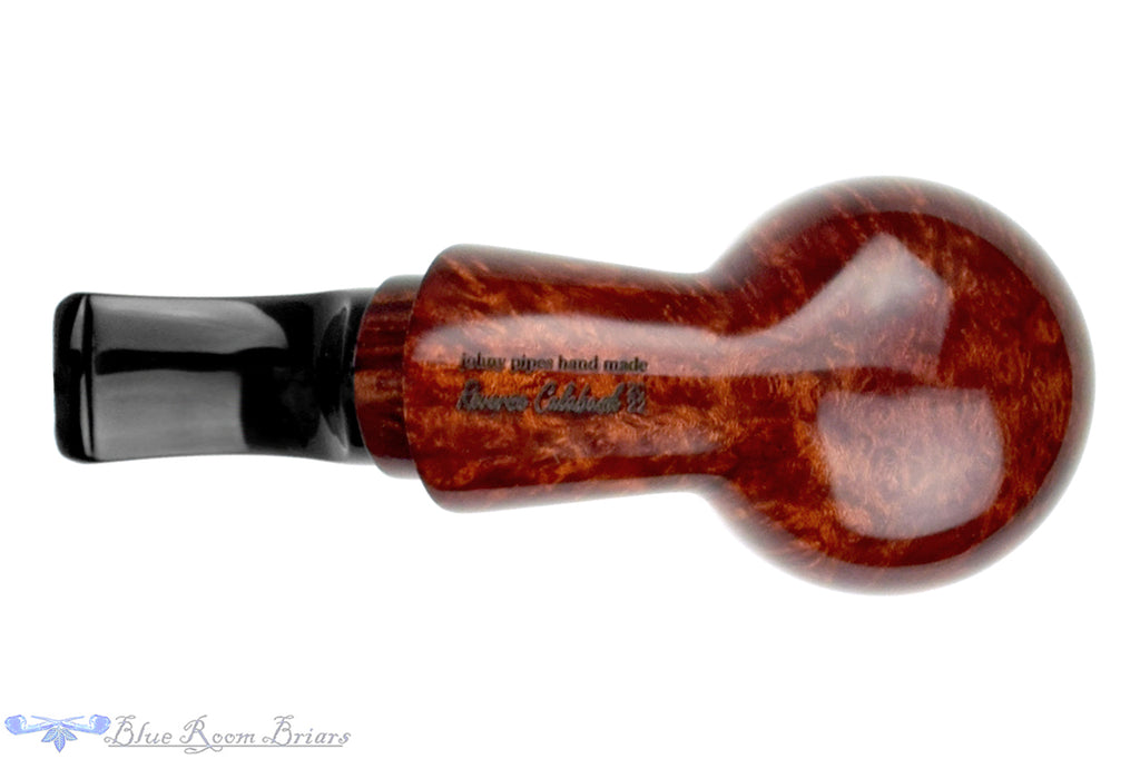 Blue Room Briars is proud to present this Johny Pipes Bent Pot Reverse Calabash