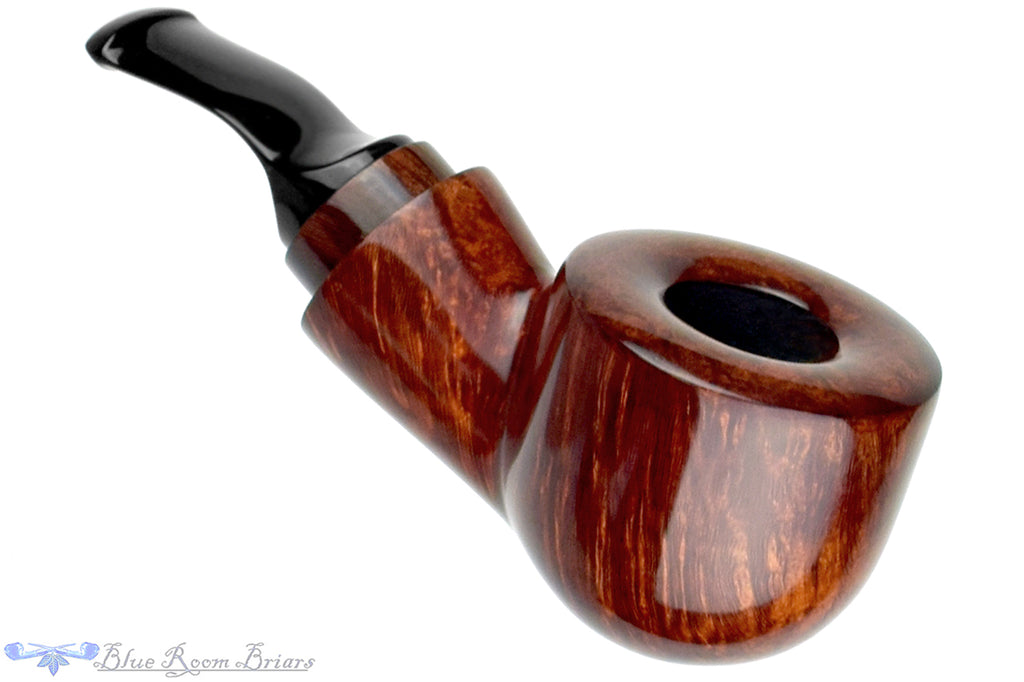 Blue Room Briars is proud to present this Johny Pipes Bent Pot Reverse Calabash
