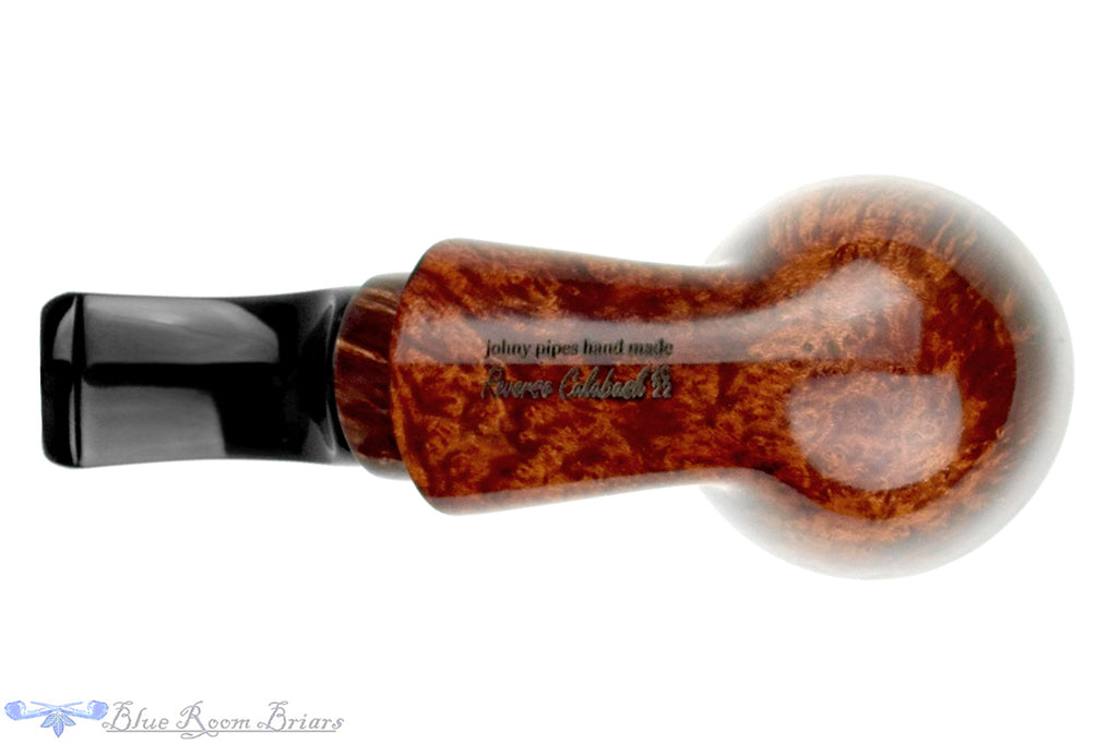 Blue Room Briars is proud to present this Johny Pipes Bent Dublin Reverse Calabash
