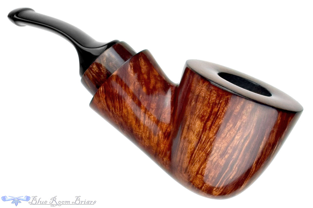 Blue Room Briars is proud to present this Johny Pipes Bent Dublin Reverse Calabash