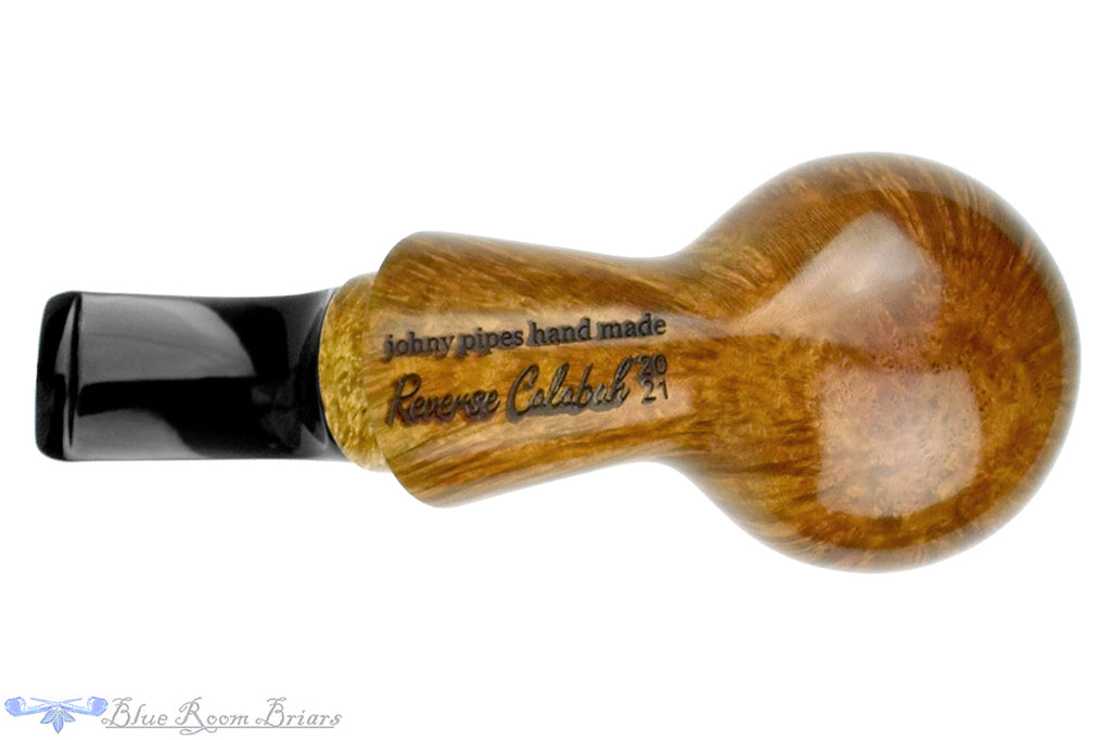 Blue Room Briars is proud to present this Johny Pipes Bent Apple Reverse Calabash