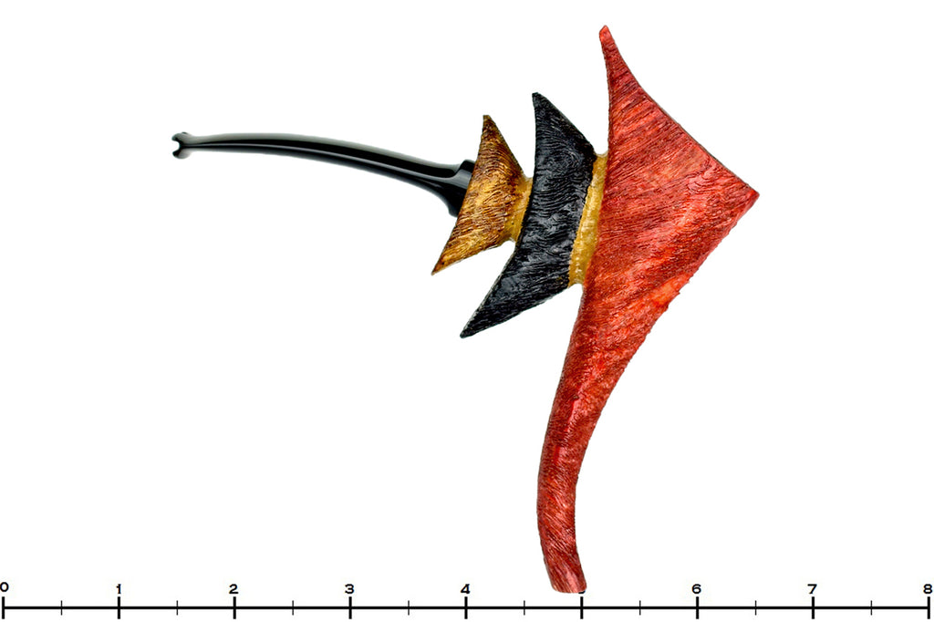 Roger Wallenstein Pipes Reefiffy Twins with Custom Stand and Wooden Box