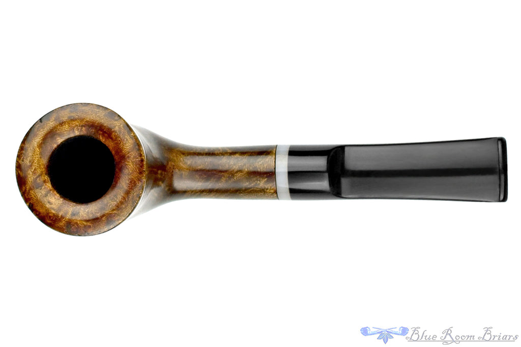 Blue Room briars is proud to present this Ron Smith Pipe Bent Urn with Acrylic