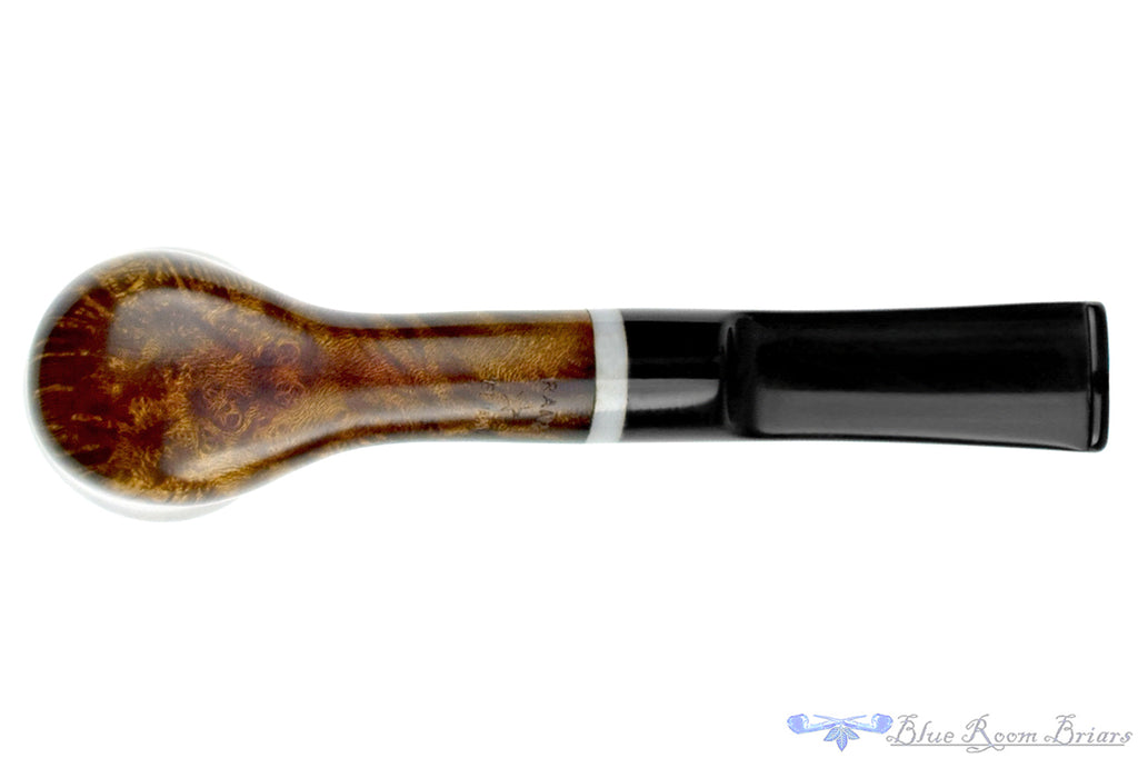 Blue Room briars is proud to present this Ron Smith Pipe Bent Urn with Acrylic