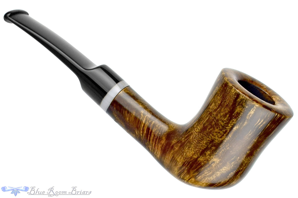 Blue Room briars is proud to present this Ron Smith Pipe Bent Urn with Acrylic