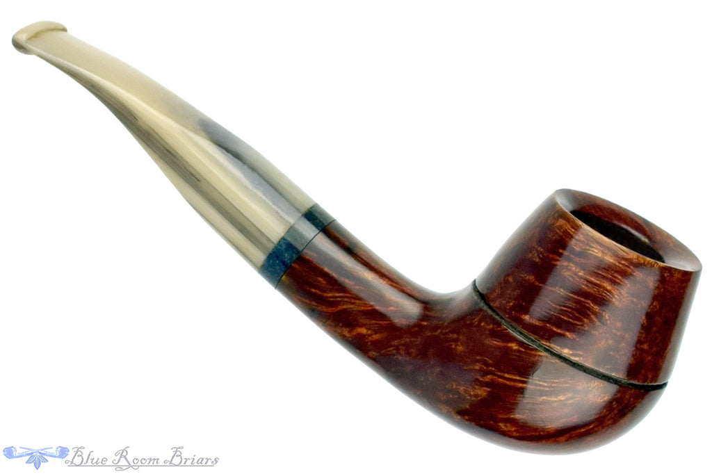 Blue Room Briars is proud to present this Ron Smith Pipe Bent Tall Rhodesian with Acrylic
