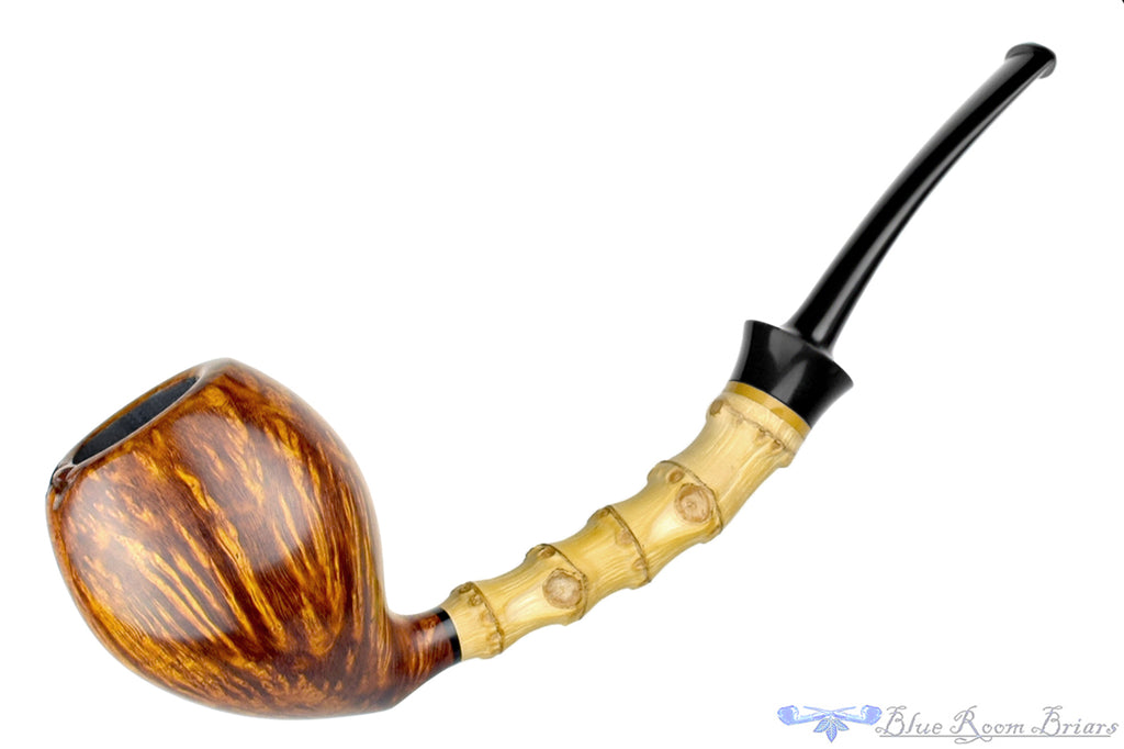 Jesek Pipe by Martin Paljesek Bent Bulb with Bamboo
