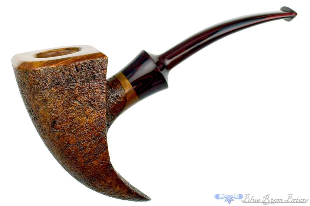 Russ Cook Pipe 2312 Large Sandblast Diamond Shaped Pickaxe with Brindle