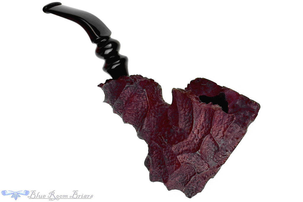 Blue Room Briars is proud to present this Justin Parker H.P. Lovecraft Themed Bent Freehand Estate Pipe