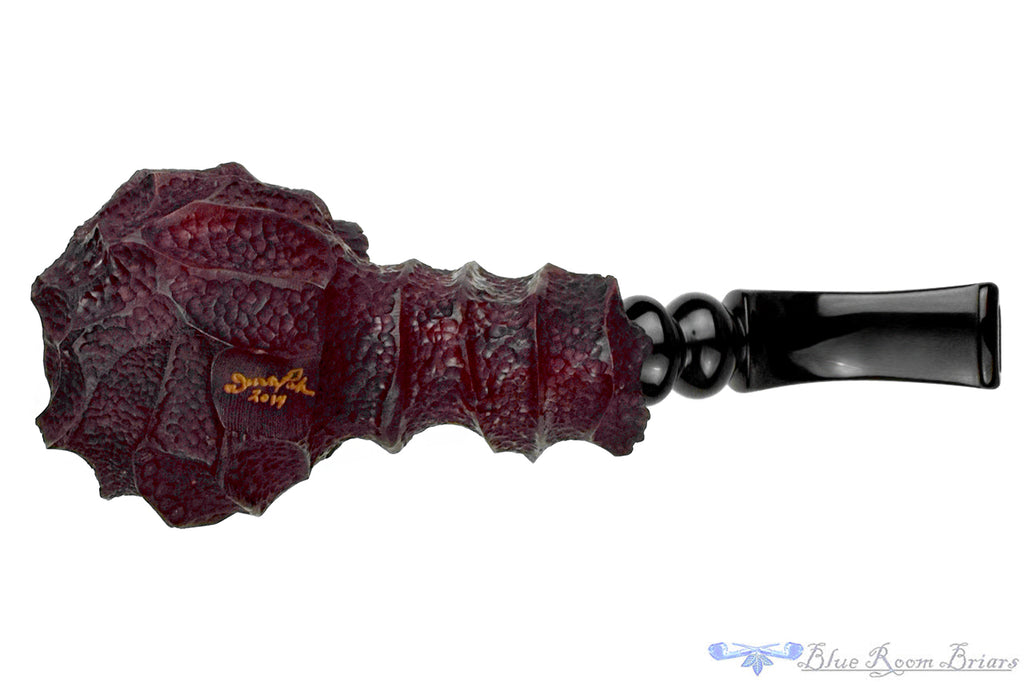 Blue Room Briars is proud to present this Justin Parker H.P. Lovecraft Themed Bent Freehand Estate Pipe