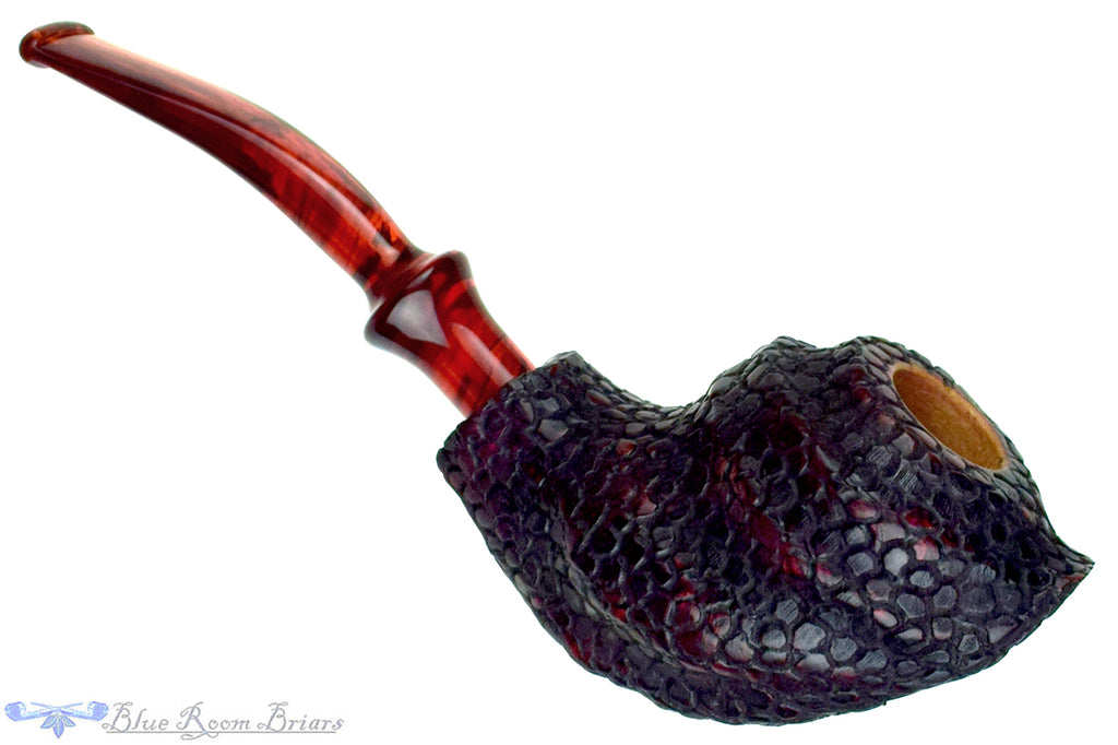 Blue Room Briars is proud to present this Justin Parker H.P. Lovecraft Themed Yig UNSMOKED Estate Pipe