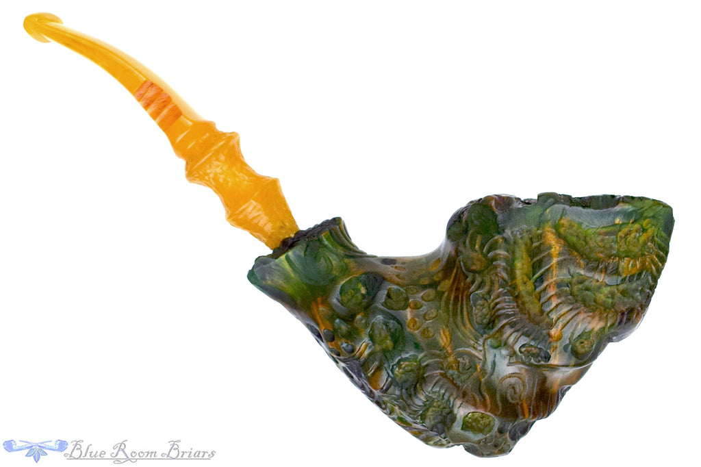 Blue Room Briars is proud to present this Justin Parker H.P. Lovecraft Themed Sculpted Yog-Sototh Sitter Estate Pipe