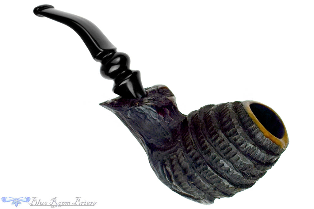Blue Room Briars is proud to present this Justin Parker H.P. Lovecraft Themed Black Goat of the Woods Estate Pipe