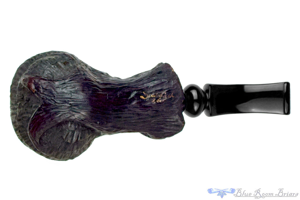 Blue Room Briars is proud to present this Justin Parker H.P. Lovecraft Themed Black Goat of the Woods Estate Pipe