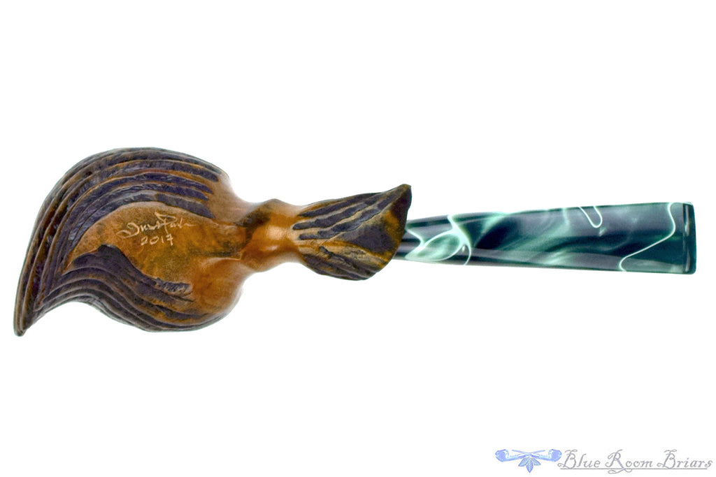 Blue Room Briars is proud to present this Justin Parker H.P. Lovecraft Themed UNSMOKED Estate Pipe
